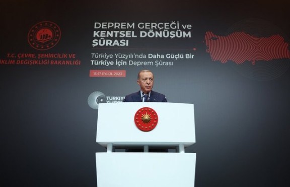 Başkan Erdoğan'dan Deprem Şurası'nda kentsel dönüşüme destek çağrısı